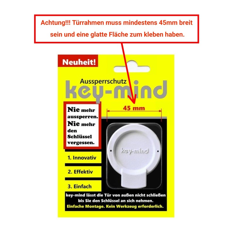 key-mind, Acrylonitrile Butadiene Styrene Lockout Guard, Novelty Gift Idea