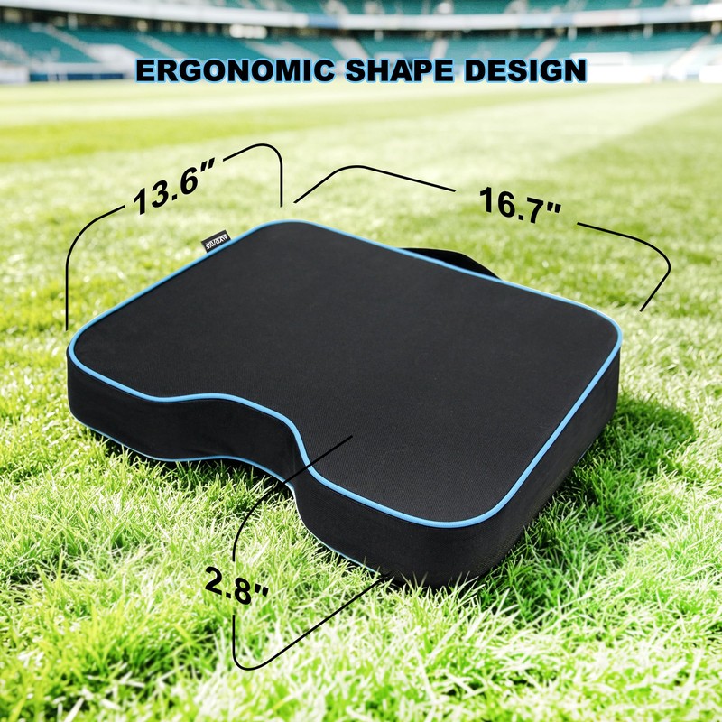 MYDAYS Stadium Seat Cushions for Bleachers 2 Pack with 2.8"
