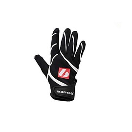 BARNETT FRG-03 Black Professional Receiver Football Gloves, RE, DB, RB (XL)