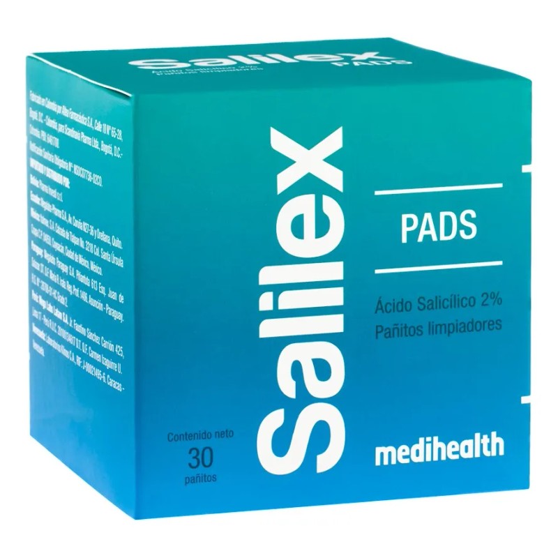 Salilex Pads Dermo-limpiador Libres De Jabon Para Piel Grasa