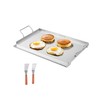 VEVOR Stainless Steel Griddle, 23x16 inch Universal Flat Top Rectangular
