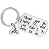 Step Dad Keychain Gift Step Father Keyring Father's Day Gifts