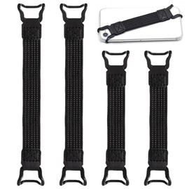 FunnAura 4PCS Elastic Hand Strap Set, Non Slip Finger Holder Grip for Kindle Phone