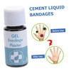 Healeved 3pcs Cement Gel Plaster for Wounds Hemostasis Bandage Application
