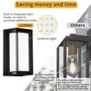 Degruand LED Modern Outdoor Wall Light 18W Rectangular,1800LM Bright Porch
