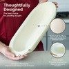 Bulka Large Oval 1kg Waffle Banneton Bread Proofing Basket Pressed