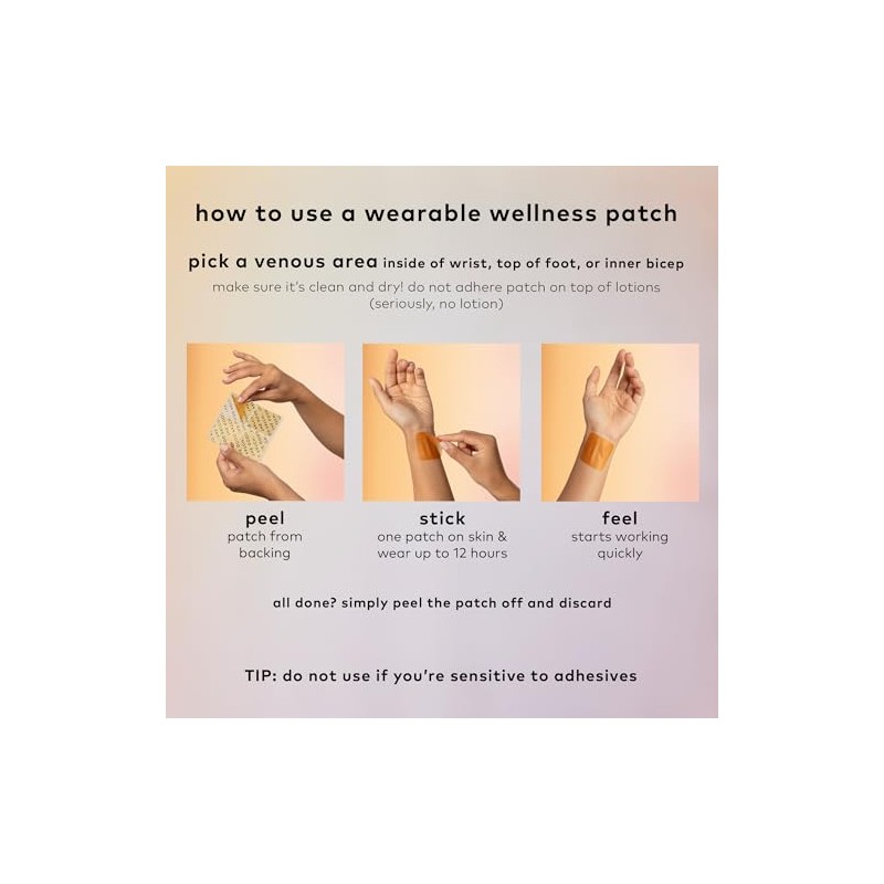 The Good Patch The Good Patch B12 Awake Patch, Natural