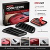 2-Pack Universal Car Hood Vent Stickers for Exterior Decor –