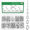 Split Lock Washer, 510Pcs 304 Stainless Steel Spring Lock Washers