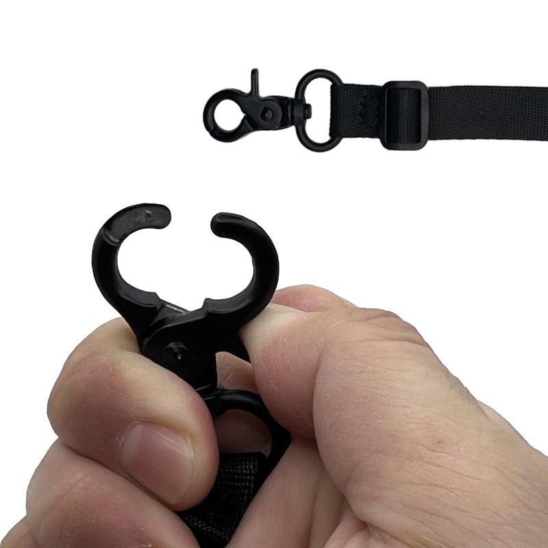 Double Headed Hook pet Safety Nylon 2-Way Coupler with Nickel-Plated
