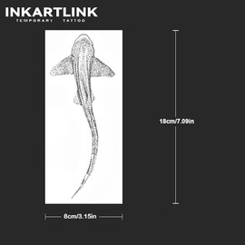 INKARTLINK Tattoo Tech, 2 Láminas de Tatuajes Temporales Semipermanentes Grandes, Diseños Artísticos para Adultos, Duran de 1 A 2 Semanas, Resistentes
