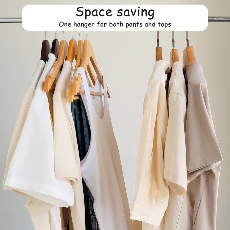 Urby Extra Wide Hangers for Plus Size Clothes, Ganchos para