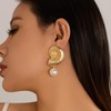 Starfish Earrings Gold Seashell Earrings Beach Earrings for Women Puka