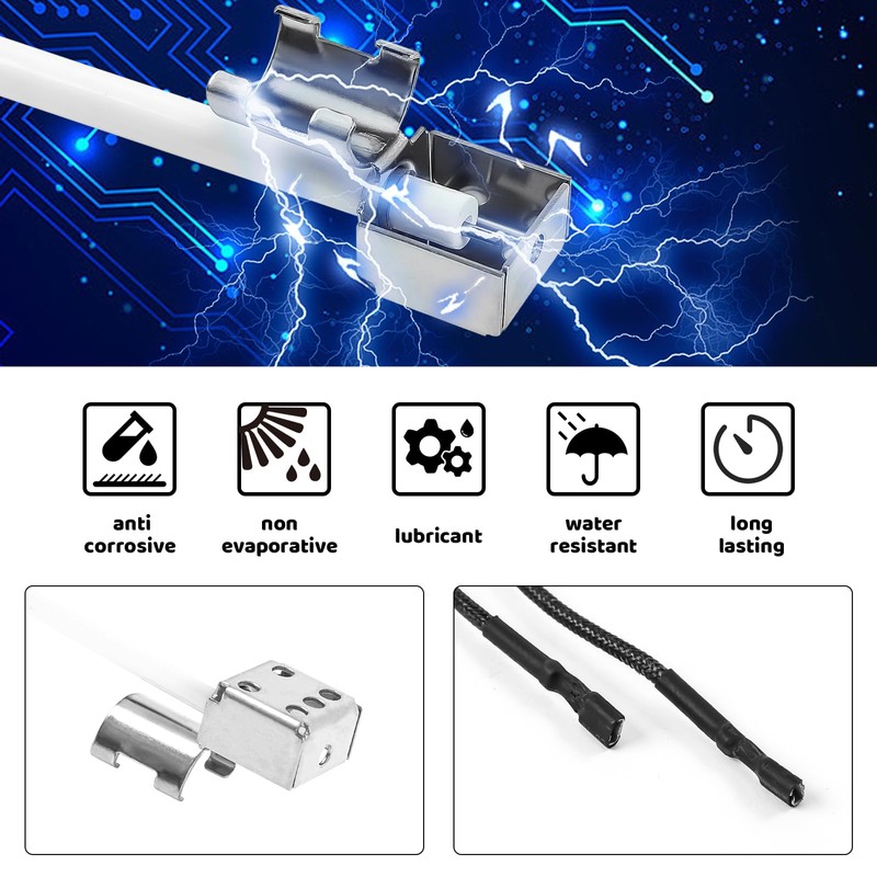 Uniflasy DHLG-12 Grill igniter Replacement Kit for Charbroil, 2 Outlet