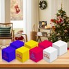 XAGLVV 25 PCS Yellow paper Gift Boxes， 4x4x4 inch Gift