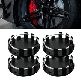 4 Pcs Black Wheel Center Hub Caps Cover, Snap-in Car Wheel Center Caps, Universal Car Accessories for Most Car.