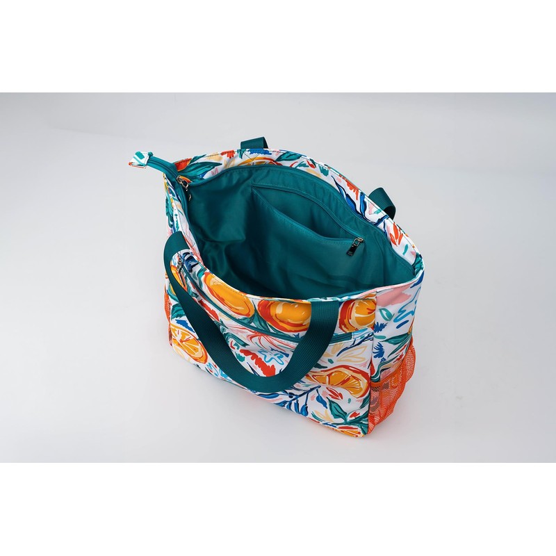 Solance Large Shopping Tote Bag Shoulder Gym Beach Travel Bag