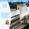 PATIKIL 60mm/2.36" Aluminum Foil Vent Induction Seal Liners, 50 Pack