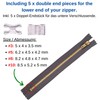 Zip Repair Kit, Zip Ends for #8 Zipper Size, only