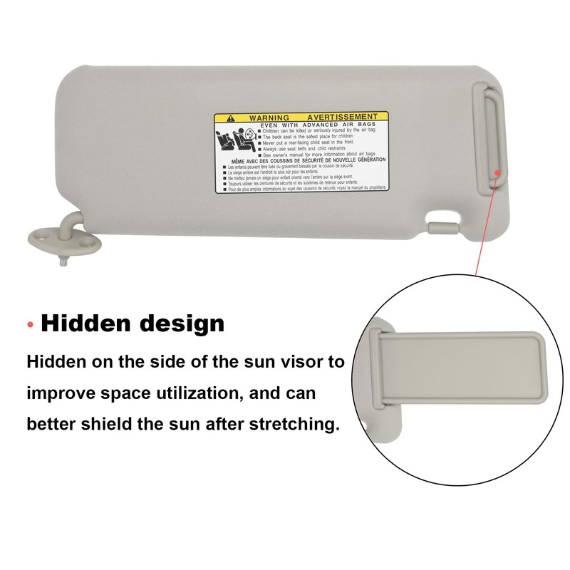 NHILES Driver & Passenger Side Sun Visor Replacement Fits for