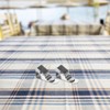 iplusmile 8pcs Stainless Steel Trapezoidal Tablecloth Holders One Design for
