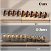 ZhiYo-Life Clear Coffee Pod Organizer for Nespresso Vertuo, Double Sided