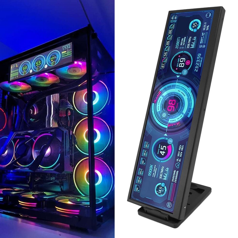 12.6 Inch Secondary Screen FHD IPS Second Screen Stretched Bar