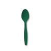 Creative Converting 11924 Hunter Green Plastic Spoons, 24 pcs