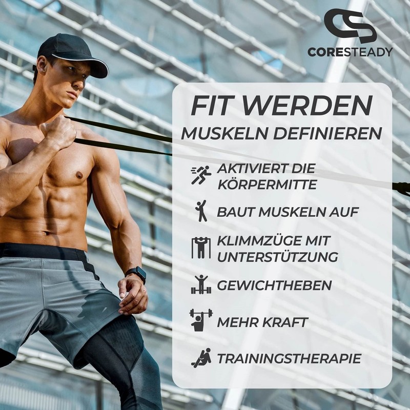 Coresteady Fitness Bands – Pull-up Support Band – Training Band