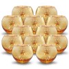 Volens Round Gold Votive Candle Holders, Mercury Glass Candle Holder