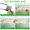 Yaocom 4 Pcs Rv Refrigerator Bars 12.44"-22.63" Adjustable Stainless Steel