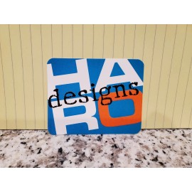 Haro decal in blue 1980s throwback