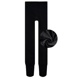 s.lemon Ballet Tights, Convertible with Foot/Without Foot Tights Dance Tights for Girls Women, Winter Black 1 Pair