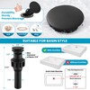 gotonovo 4 Inch Centerset Bathroom Faucet 2 Cross Handles Deck