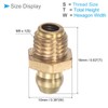 CoCud Brass Straight Lube Nipple | M8x1mm Meter | Hydraulic