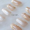 [GLORS] Purly Handmade Medium Ballerina Press on Nails | Nude