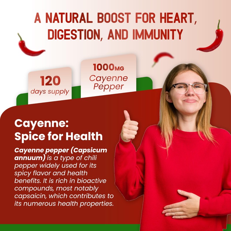 HarmoVira Liposomal Cayenne Pepper with Ginger & Lemon Balm –