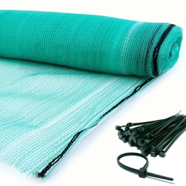 Elixir Gardens 40% Shade Netting | 1m x 10m | UV Protection, Windbreak/Fence & Scaffold Derbis Cover & Greenhouse Plant & Flower Shade Mesh Fabric
