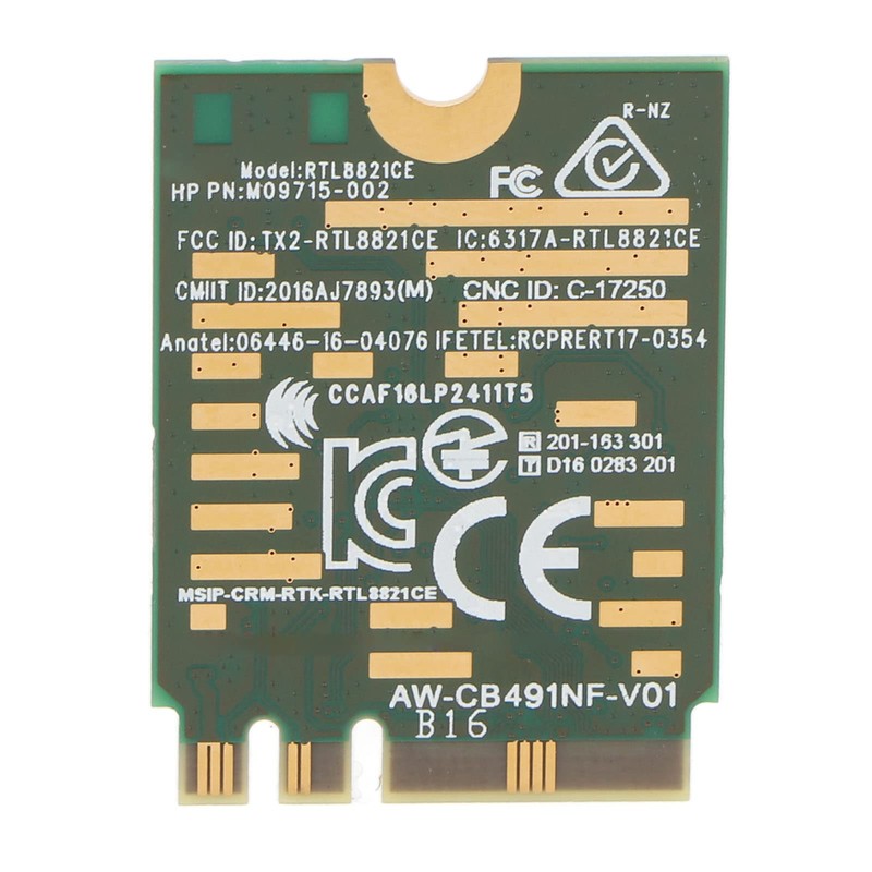 WiFi Card RTL8821CE M.2 Interface BT4.2 High Speed Plug and