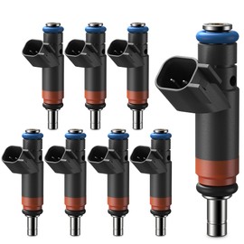 Set of 8 Fuel Injectors 5037479AD Compatible with Dodge Challenger Charger Durango Magnum & Ram 1500/2500/3500, Jeep Grand Cherokee & Chrysler 300 Aspen, 5.7L/6.1L V8, Replaces FJ732