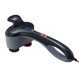 Relaxus Professional Touch Handheld Massage Wand with Heat, Variable Speeds, and Multiple Attachments - 16"