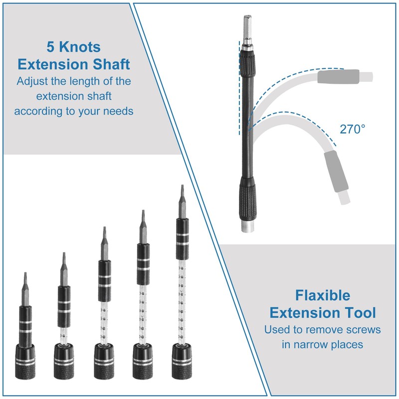 sourcing map 116 in 1 Magnetic Precision Screwdriver Set Electronics