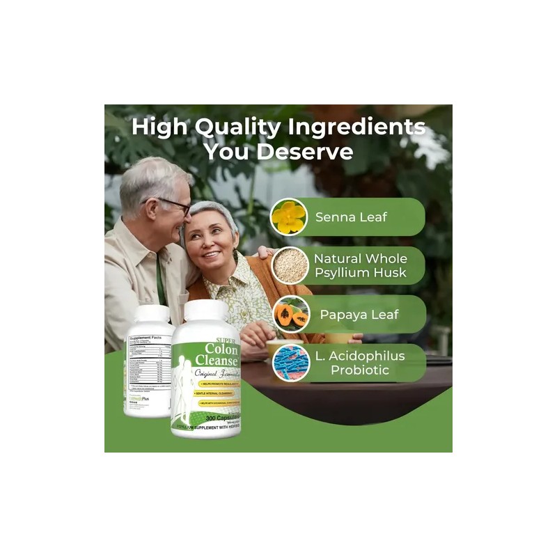 Health Plus Super Colon Cleanse 300 Cápsulas