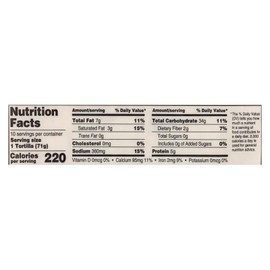 La Banderita, Tortilla, Bur Grande, 10, Pack of 12, Size - 25 OZ, Quantity - 1 Case12