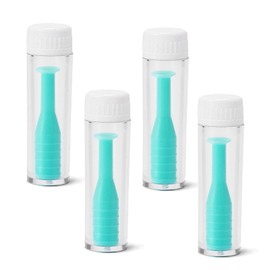 4 StüCke Kontaktlinsen Einsetzhilfe, Kontaktlinsen Sauger Weiche Linsen, Kontaktlinsensauger, Kontaktlinse Sauger Harte Linsen, Geruchsloses Silikonmaterial, Geeignet FüR Reisen Und TäGliches Leben