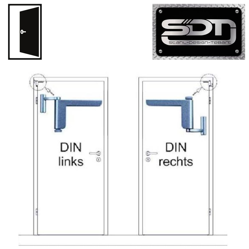 ClipClose Door Closer / Mini Door Closer in Silver, Easy