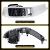 2pcs Center A/C Dash Air Vent Trim Panel With Grille,