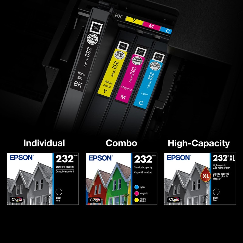 EPSON 232 Claria Ink High Capacity Black & Standard Color