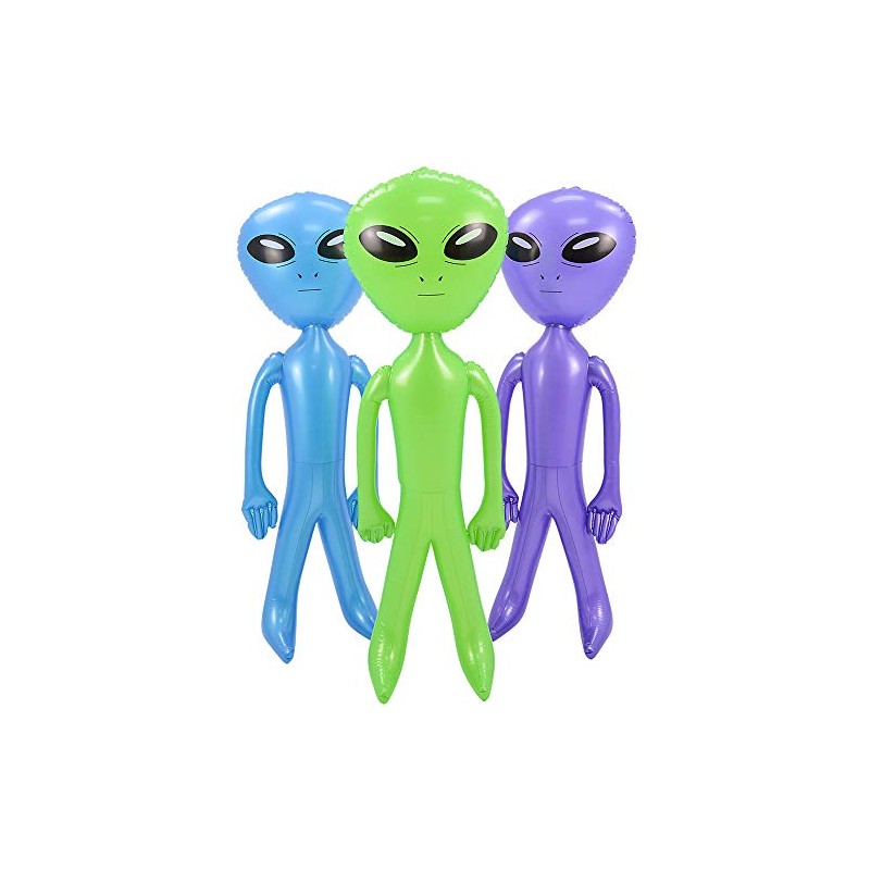 Rhode Island Novelty Inflable de 54.5 Pulgadas Jumbo Alien Colores
