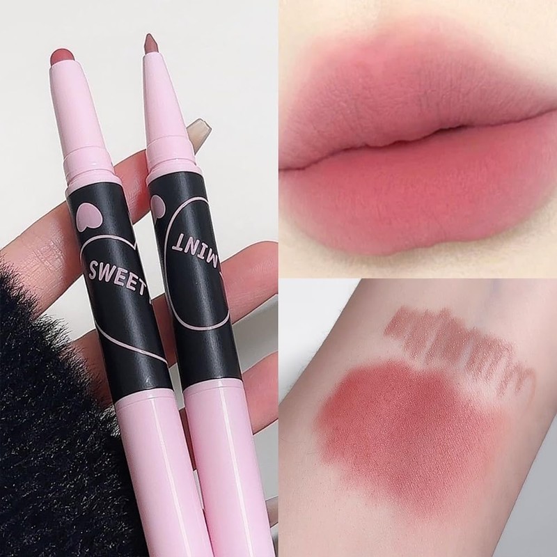 SWEETMINT #06 Lip Pen, Non-Fall Lipstick, Lip Liner, Long Lasting,